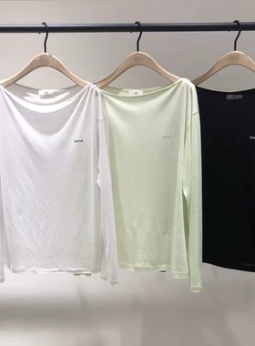 【active系列】正品露肩T恤2026夏新品天丝亚麻轻透MBF2TEE050