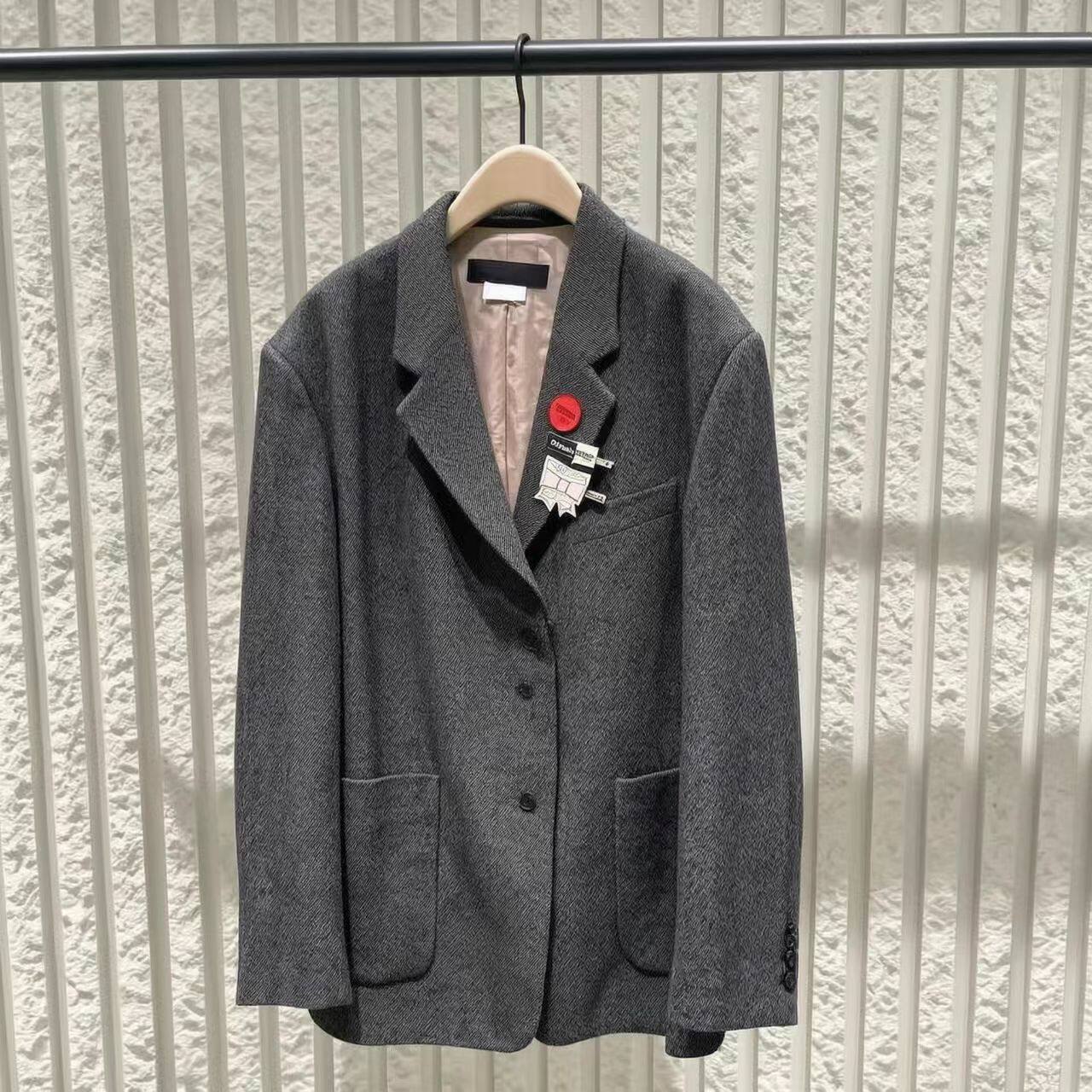 【MAG联名】正品2026冬新品羊毛毛呢西装MBF4BLA005赠装饰夹
