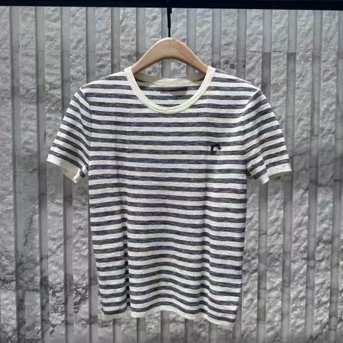 【C系列】正品针织衫2026夏新品人丝棉竹节肌理条纹MBF2SWT002