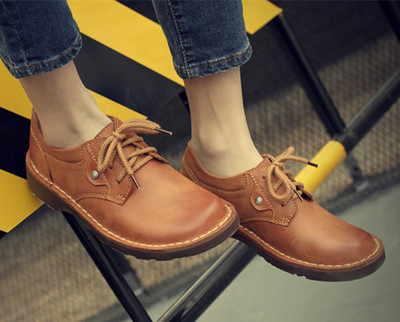 taobao agent Martens, leather low footwear English style, cowhide