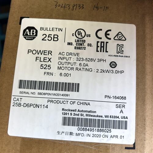议价变频器25B-D6P0N11425B-D4P8N11425B-D8P0N114