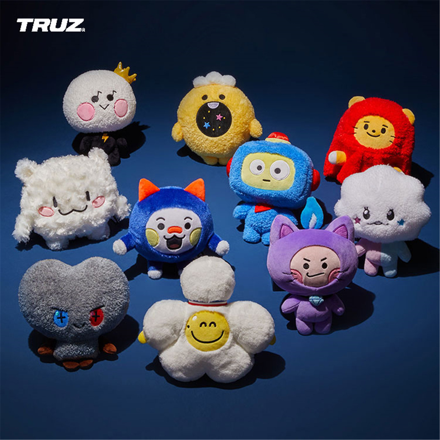 【正品现货】TRUZ 卡通毛绒玩偶M站姿公仔娃娃女礼物TREASURE限量