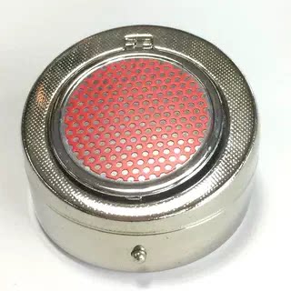 按钮自动弹开密封迷你小号便携烟灰缸户外随身携带户外旅行多功能