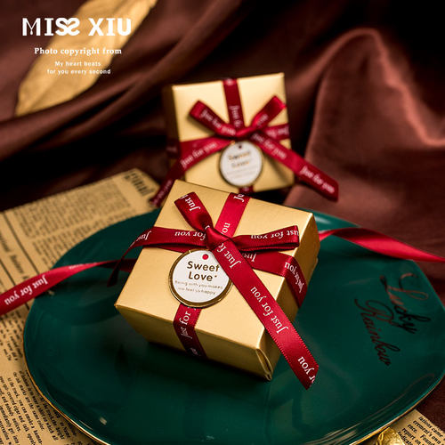 missxiu婚品喜庆风糖果盒小礼盒