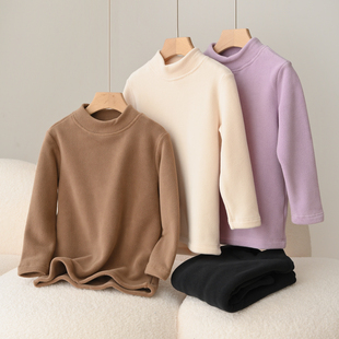 特 A类 330g双面奥粒绒 男女童蓄热卫衣儿童打底衫180大童 秋冬款