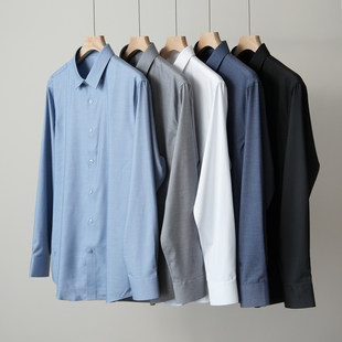 莫代尔混纺衬衣 商务正装 长袖 春季 日常通勤上衣男装 男士 衬衫 新款