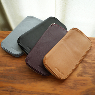 定制 男士女士软牛皮护照包 机票护照夹 功能证件包卡包