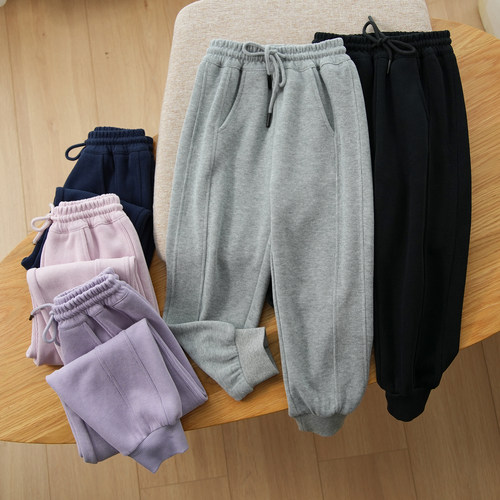 儿童收口运动卫裤青少年春秋款