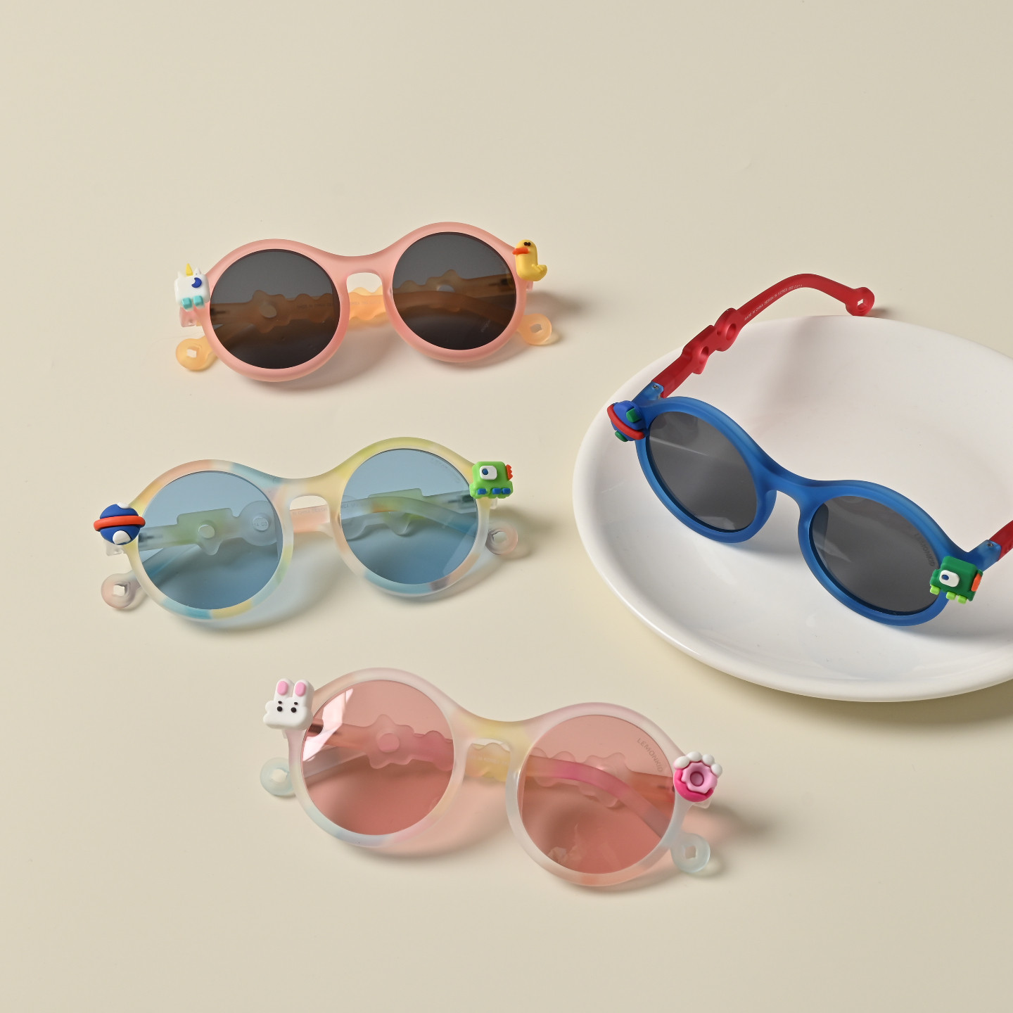 UV400 儿童太阳镜 防晒紫外线 男童女童偏光太阳镜 卡通墨镜 夏款