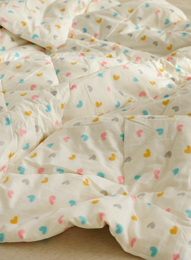 幼儿园棉花被子 1130g长绒棉被芯 绗缝儿童冬季被 120×150