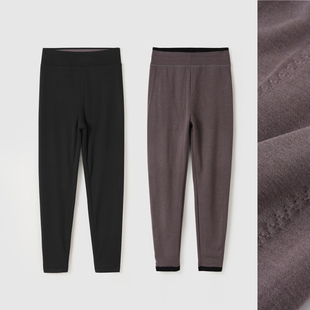 加绒保暖裤 冬款 550g一体绒 加绒裤 弹力打底棉裤 女士厚款