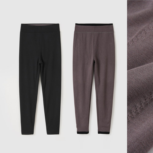 女士厚款加绒保暖裤550g一体绒