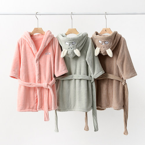 纳米纤维秒吸水柔软细腻冬款浴袍