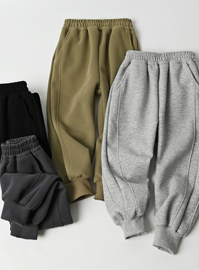 170-180码青少年儿童休闲卫裤 男女童宽松运动 中大童 春秋款童装