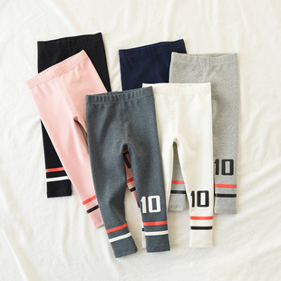 儿童纯棉弹力长裤 新款 男童女童裤 春款 子中大童 洋气百搭打底裤