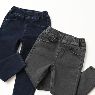 百搭 子 中大童 春秋款 儿童软牛仔裤 童装 男童女童柔软弹力裤