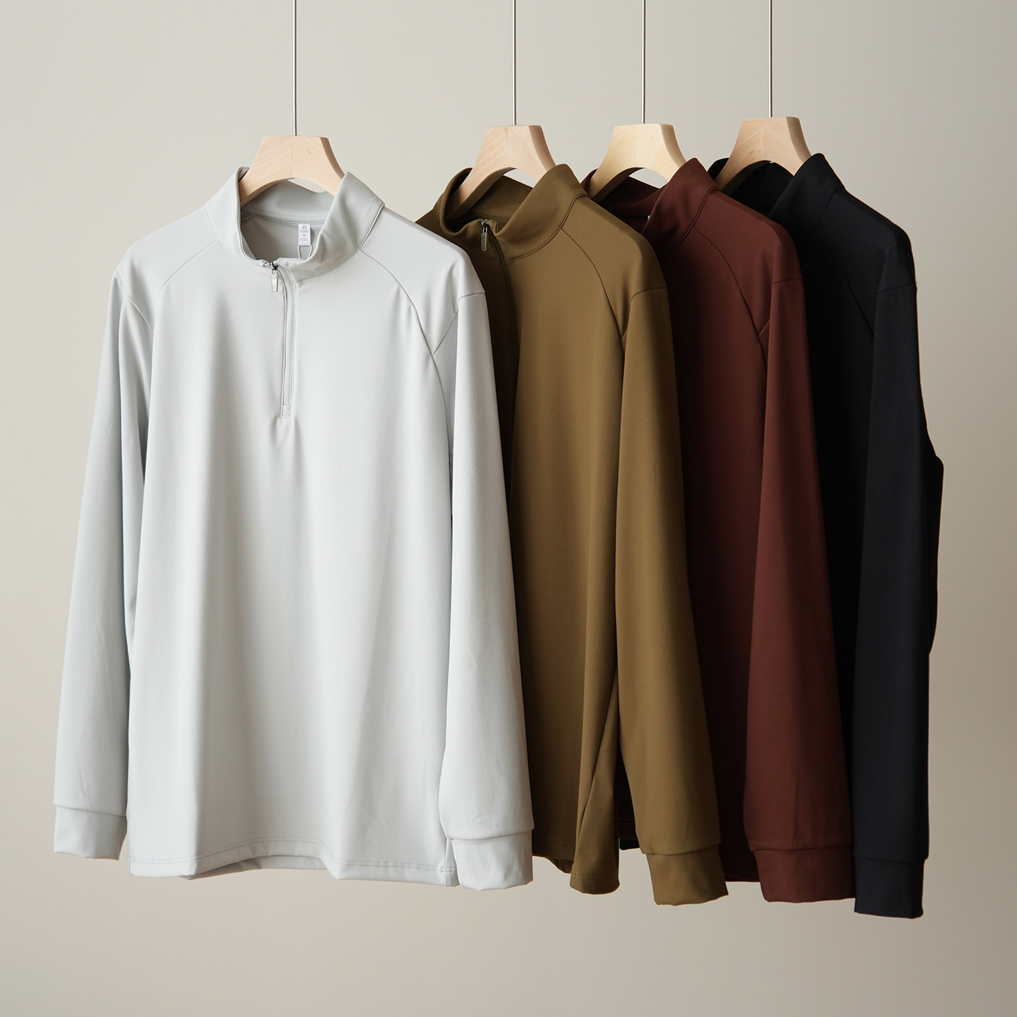 7A抗菌 男士轻户外长袖T恤 绒感半拉链立领卫衣 保暖运动衫 秋款,男装,T恤,淘宝优惠券,粉丝福利购,淘宝优惠卷