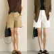 女士百慕大中裤 夏款 抗皱通勤短裤 舒柔棉 A字显瘦西装 裤 女装
