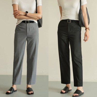 女士弹力西装裤商务通勤女裤子