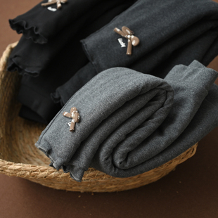 冬款 一条过冬 中大童 女童纯色加厚保暖棉裤 厚实夹棉儿童打底裤