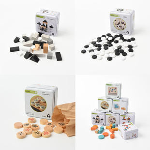 口袋玩具 儿童拼图积木五子棋象棋 叠叠乐 益智亲子外出 安静玩具