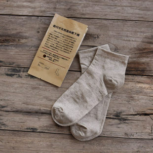 好穿的亚麻袜子又到啦  男士女士短筒袜 亲肤排湿 袜子