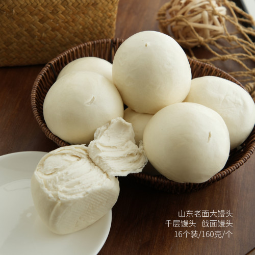 山东老面大馒头千层劲道馒头
