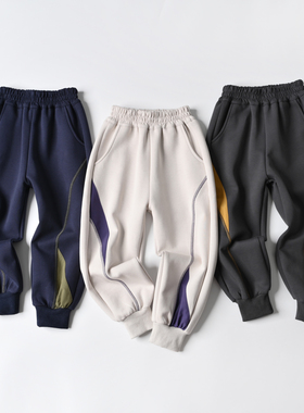 170码儿童运动裤 男女童宽松休闲卫裤 中大童校裤长裤子 春款童装