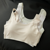 款 二阶段少女文胸 初高中生凉爽背心 四季 女童薄款 无痕宽肩内衣