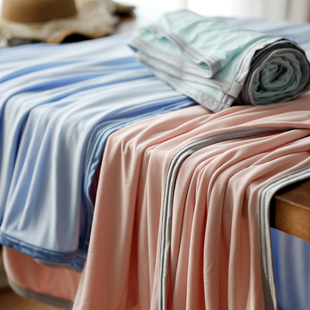 出口剩余 量少无补凉凉的盖毯 夏季空调盖被 单人双人盖毯 床品