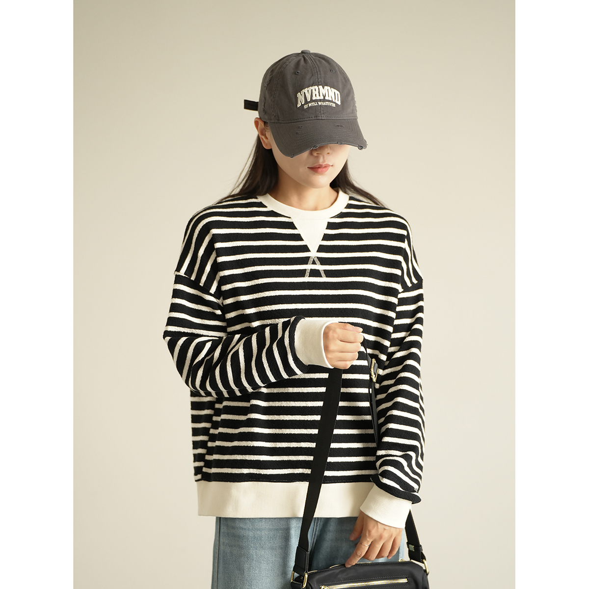 宽松新疆毛圈棉松弛感卫衣全棉