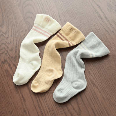 儿童过膝袜防蚊袜长筒袜简约春夏