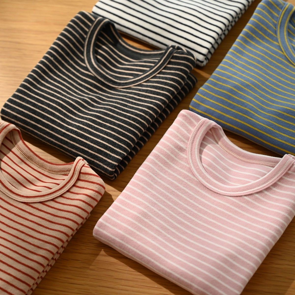 特 儿童色织条纹柔棉T恤 打底衫男童女童圆领长袖T恤 大码 春秋款,童装/婴儿装/亲子装,保暖上装,淘宝优惠券,粉丝福利购,淘宝优惠卷