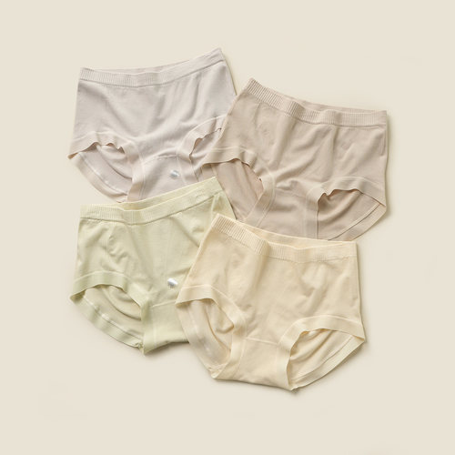 女士无缝一体三角内裤