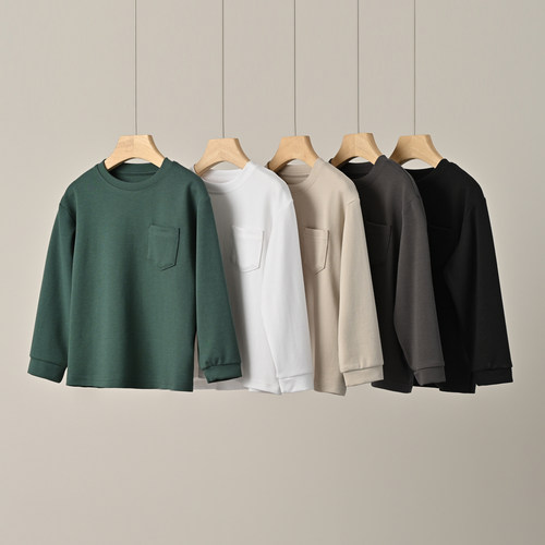 儿童圆领长袖打底衫180码中大童