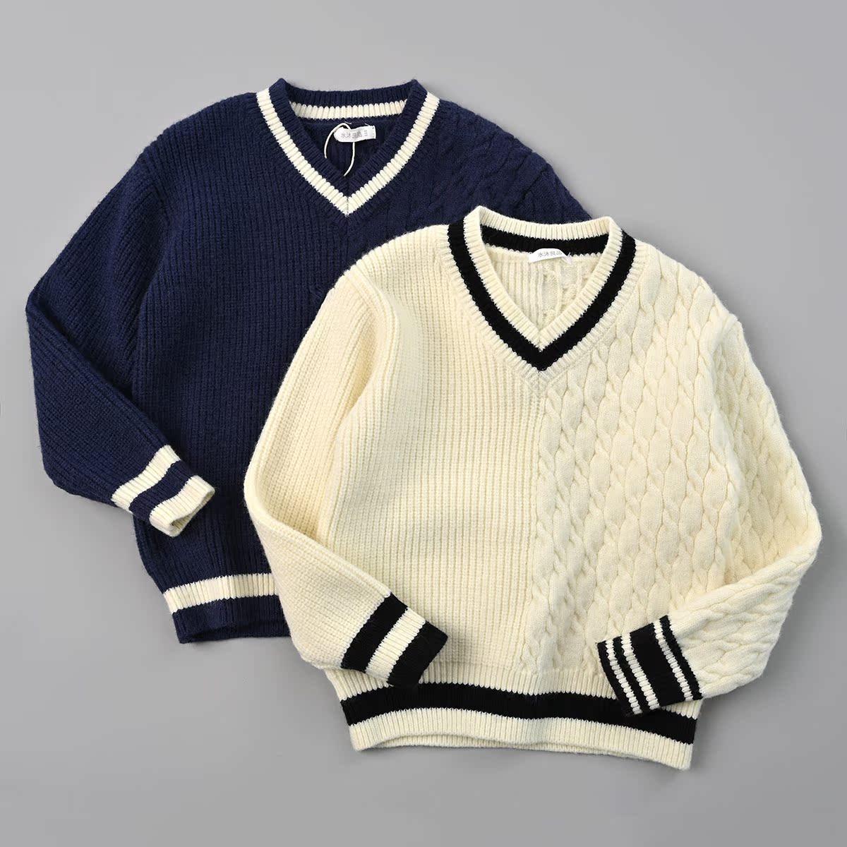 特 儿童V领毛衣 男童女童保暖针织衫 中大童上衣 春秋款,童装/婴儿装/亲子装,毛衣/针织衫,淘宝优惠券,粉丝福利购,淘宝优惠卷