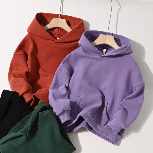 珠地棉水沐良品卫衣中大童宽松