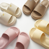 会员拍 家居浴室洗澡防滑eva 厚底散步拖鞋 防臭抗菌 情侣居家凉拖