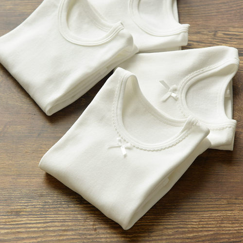 两件装白色秋衣无荧光剂长袖T恤