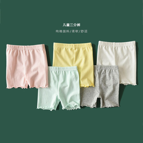 纯棉中大童防走光夏款三分安全裤