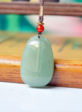 亏和田玉青海钢板料冰底湖水青高油干净无结构平安无事牌子D15366