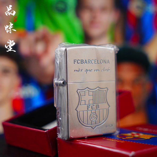 2007年美国zippo芝宝西班牙足球队限定防风翻盖打火机原装正品