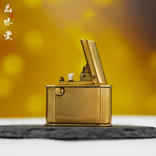 1930年代德国AP20纯金套585金14K自动点火煤油古董打火机高奢收藏
