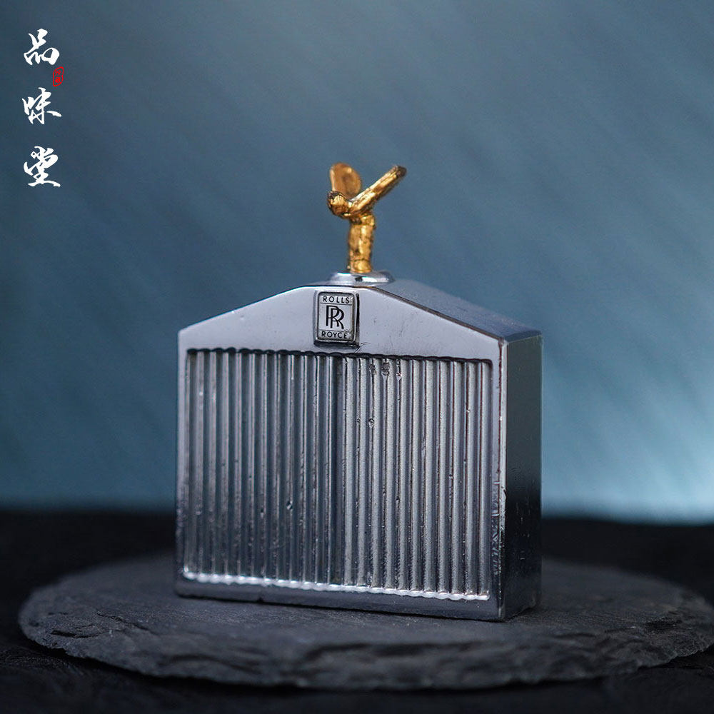美国劳斯莱斯Rolls-Royce万次火柴盒古董打火机飞行女神绝版高奢