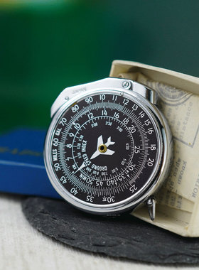 全新1950年日本产Chadwick飞行员战机轮盘海拔高度煤油古董打火机