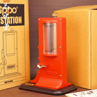 限量版原装正品zippo芝宝红色漆面台式打火机专用加油壶加油机全