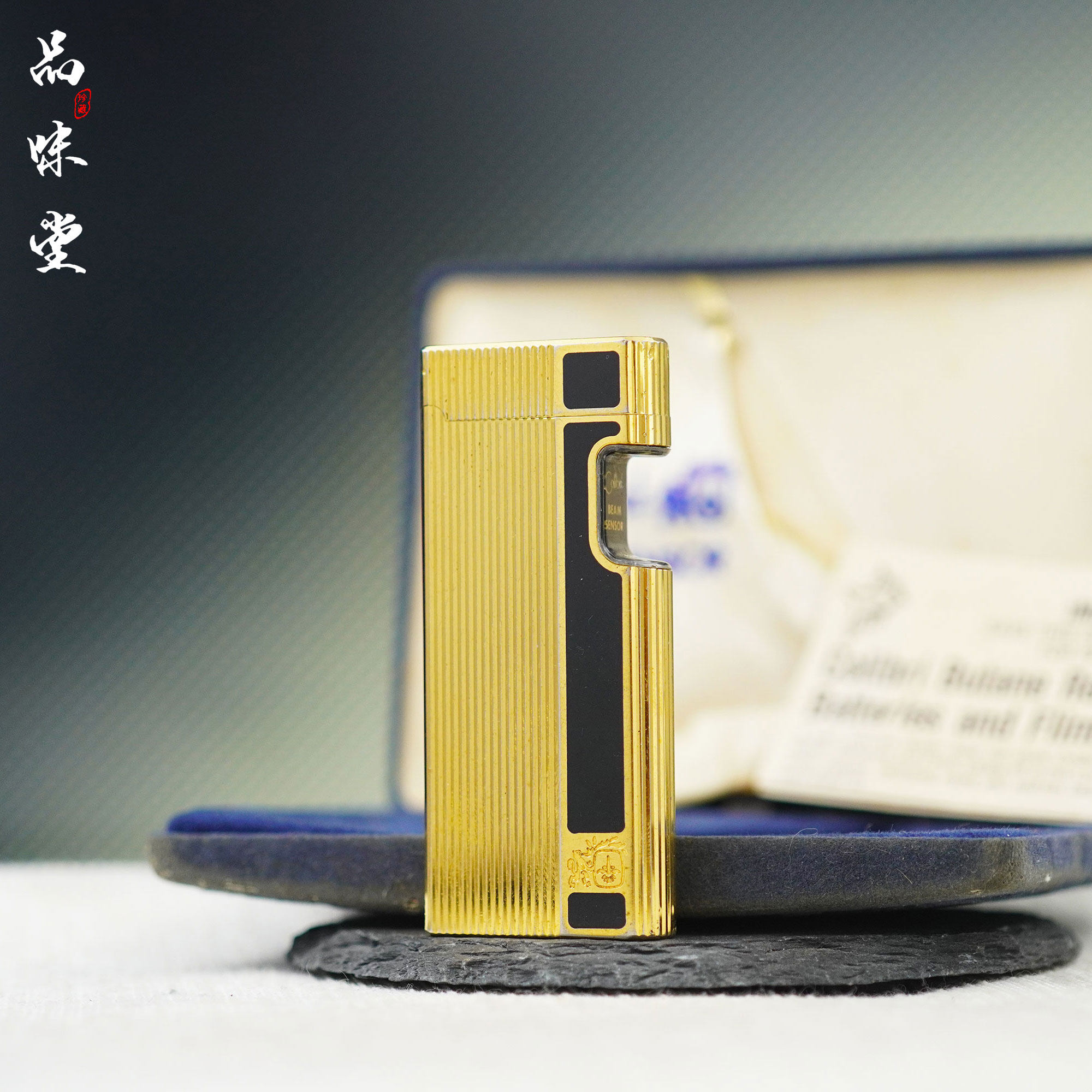 1980年日本Colibri科乐比红外线拇指感应气体打火机镀金充气 绝版