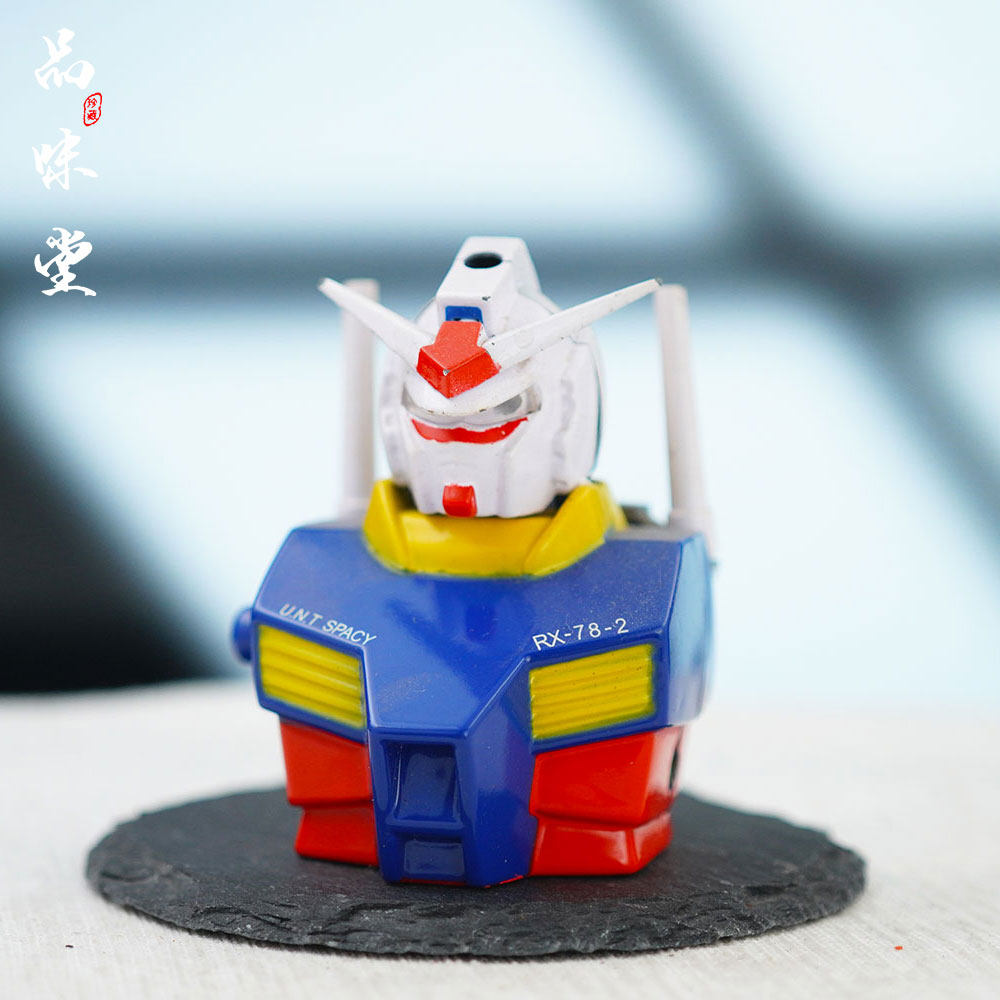 1990年绝版日本动漫RG RX-78-2元祖高达桌面模型台式机气体打火机