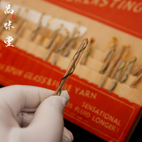 1940年美国EVERLASTING不散芯高传导耐烧古董打火机专用棉线棉芯