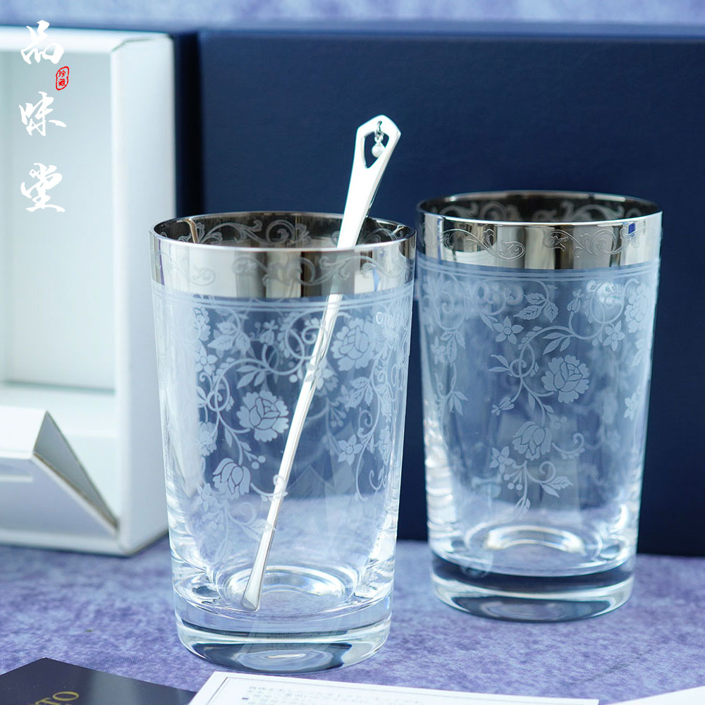 御本木气质小资女生水晶玻璃杯子
